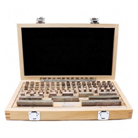 Precision High-speed Steel Measuring Block Length Measurement Standard Part Set, Block Gauge, Caliper Calibration Block ,Easy to Setup