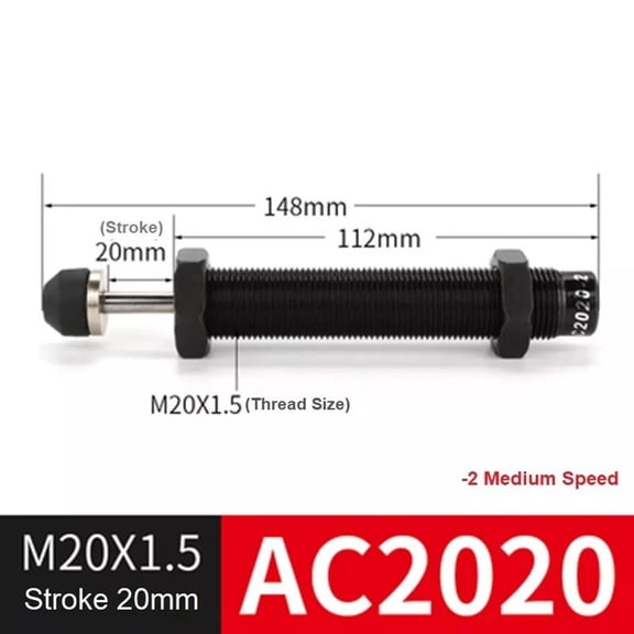 Precision Hydraulic Shock Absorber Ac0806-Ad3650 Adjustable Buffer Damper With Dual-Output Srhr Stabilizer Automation Equipment