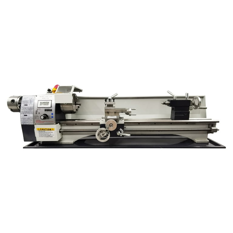 Precision Inch Thread Metal Lathe Double Head Double Chuck Bench