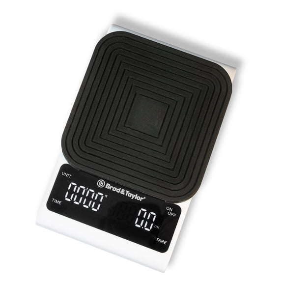 Precision Kitchen/Coffee Scale (White w/Pad) | Brod & Taylor