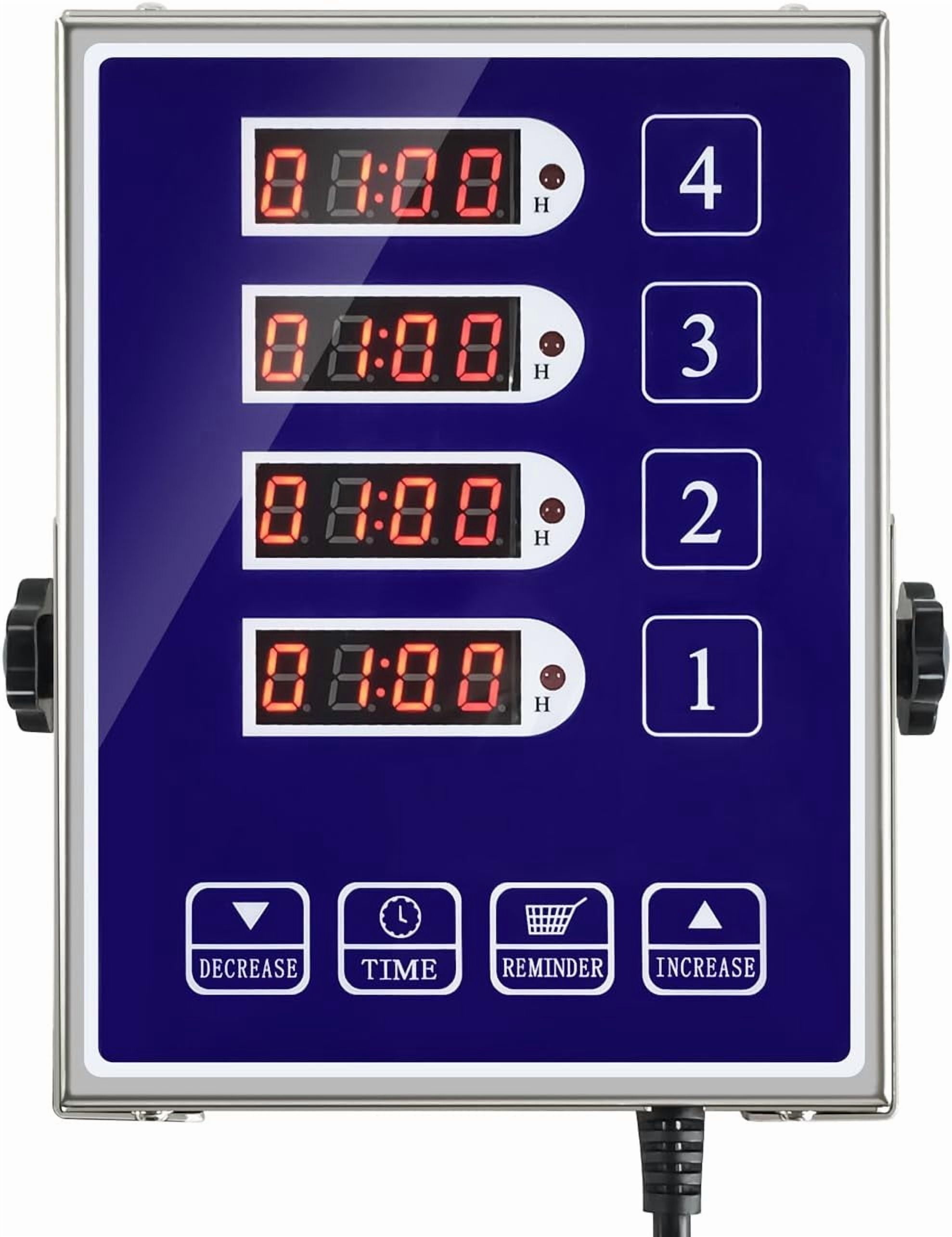 Precision Kitchen Timers for Cooking - 4 Commercial Kitchen Timer ...