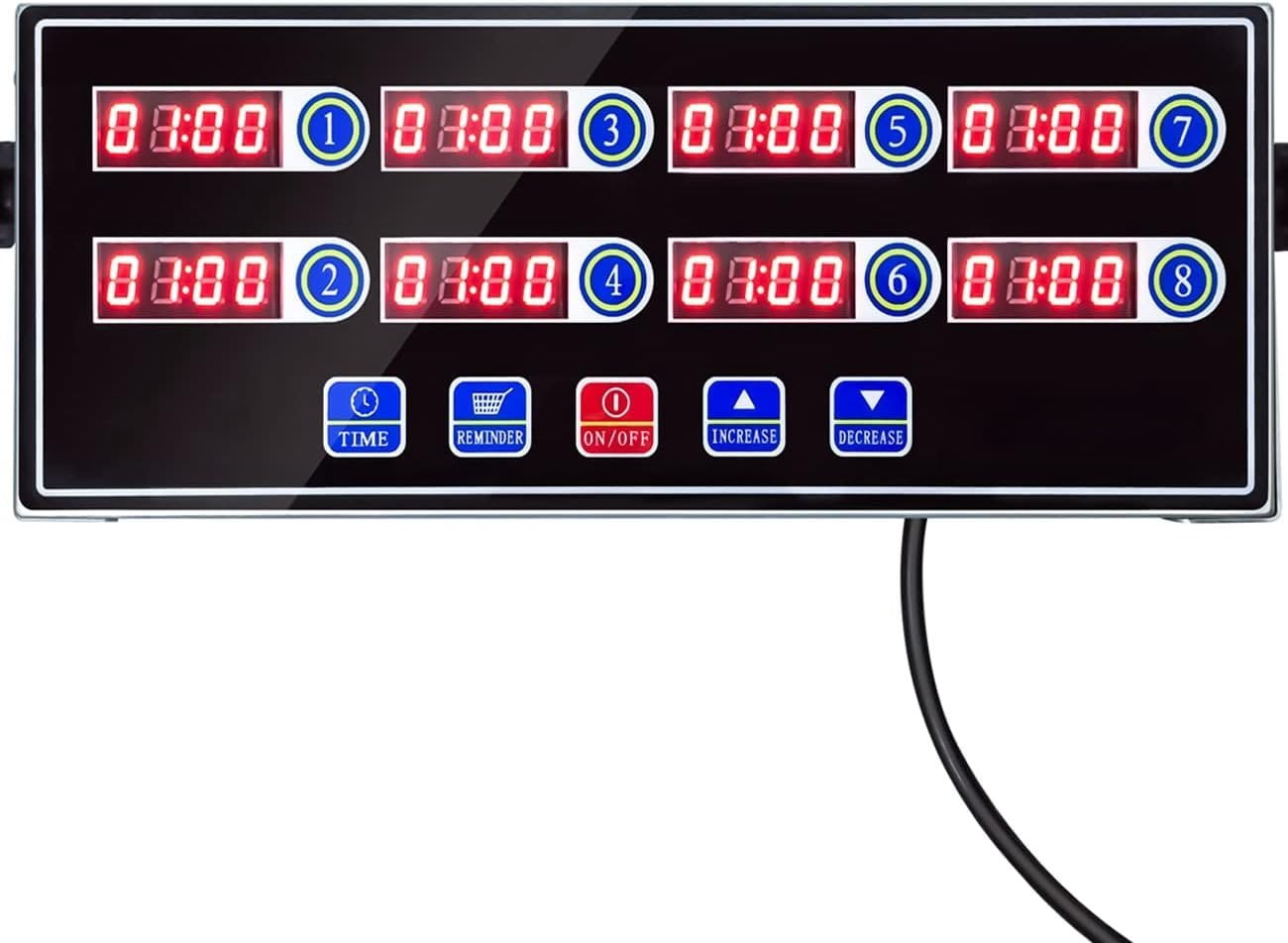 Precision Kitchen Timers for Cooking - 8 Commercial Kitchen Timer ...