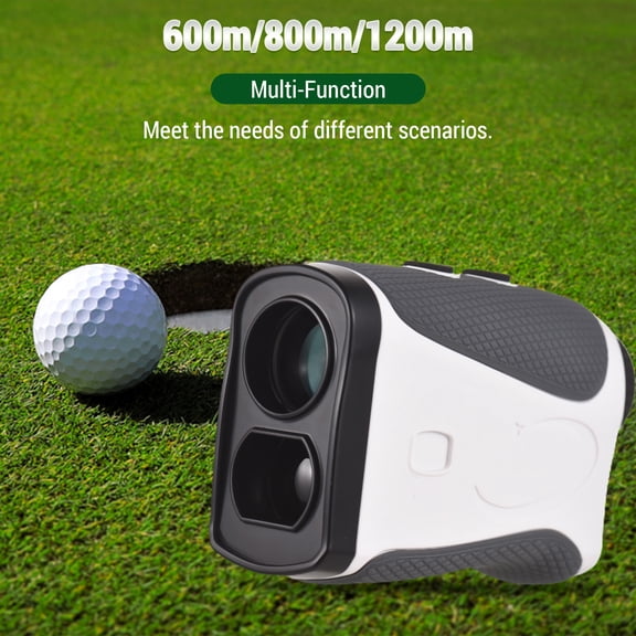 Precision Laser Rangefinder Slope Compensation Flagpole Lock High Transmittance LCD 6x Magnification 1093 Yards 1000 m Distance Measurement Scope Outdoor Golf Hunting