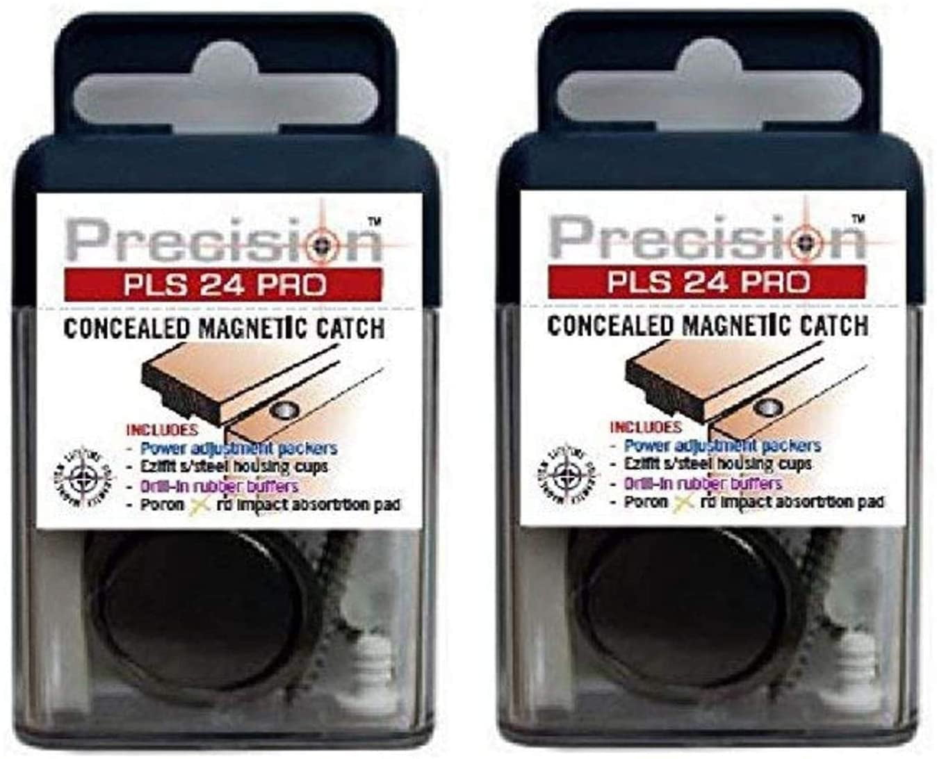 Precision Silver Steel Concealed Magnetic Catch System