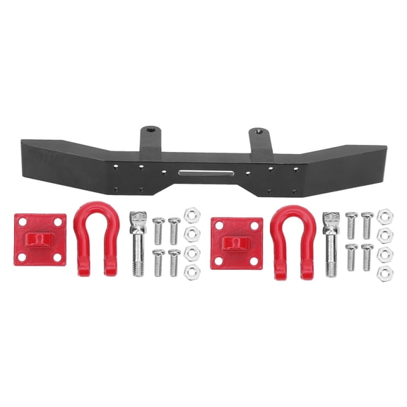 Precision Machined RC Car Front Bumper, Lightweight Alloy Design, Perfect Fit for Scale Vehicle Upgrade