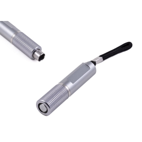 Precision Made Twist Action Cigar Punch Cutter - Silver