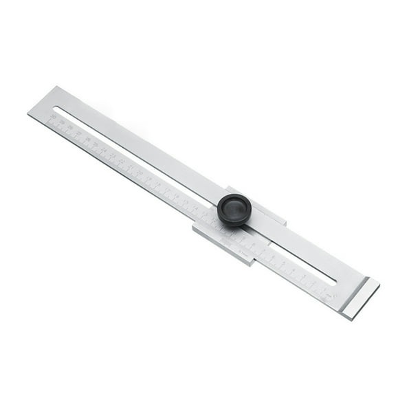Precision Marking Gauge 300mm Marking Tool Marking Gauge Metal Rulers Marking Edges Gauge Wood Tool with Measuring Scale