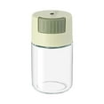thumbnail image 1 of Precision Measuring Glass Spice Dispenser, Leak-Proof Push-Button Control Seasoning Bottle with 0.02 Oz Portion, Reusable Kitchen Pantry Storage for Salt Pepper Spices Powder, Durable Glass Container, 1 of 3