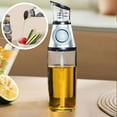 thumbnail image 1 of Precision Measuring Oil Dispenser with Press-Type Spout - Kitchen Liquid Dispenser for Cooking Oil and Vinegar - Clear Graduated Bottle with Easy Control, 1 of 9