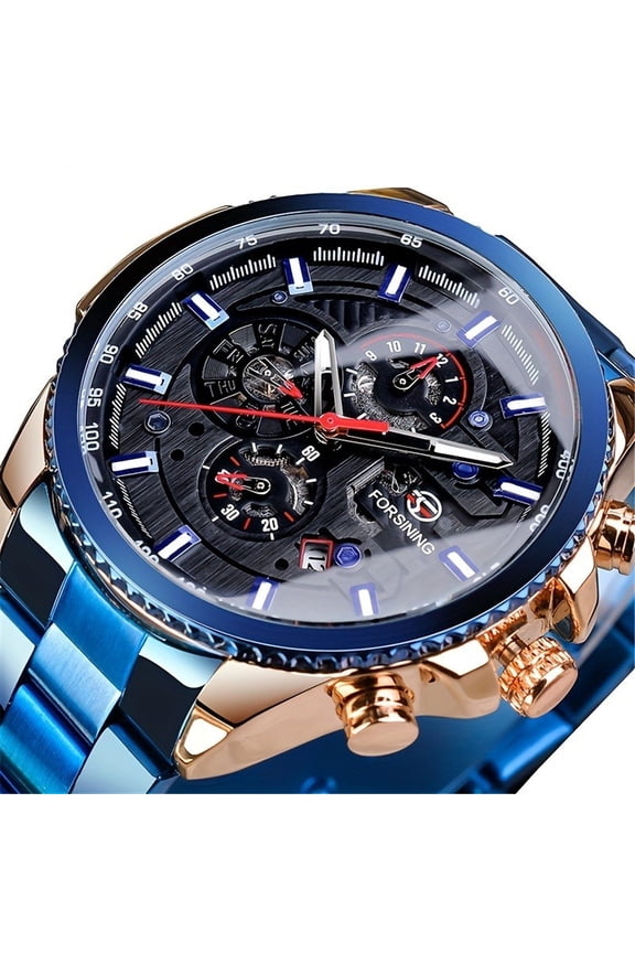 Precision Mechanical Watch - Classic Business Style with Precise Movement, Extremely Popular and Fashion-Forward Design for Men, Perfect Accessory for Any Occasion