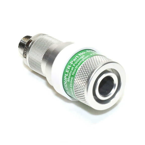 Precision Medical 6153 O2 Schrader Female Coupler