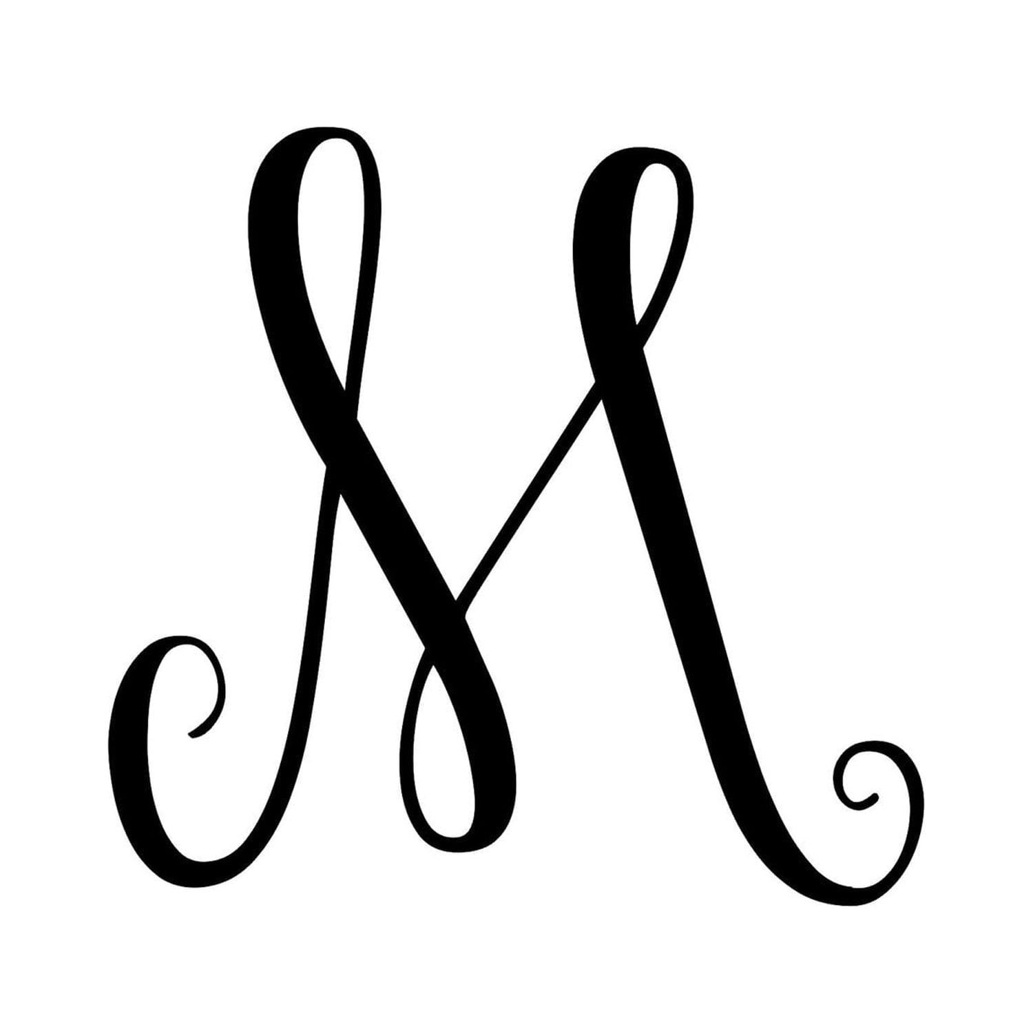 Cursive M Monogram