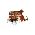 thumbnail image 1 of Precision Metal Art MASSACHUSETTSROOTS-36PAT-BLK 36 in. State Massachusetts Roots Steel Laser Cut Wall Art in Patina With Black Roots, 1 of 1