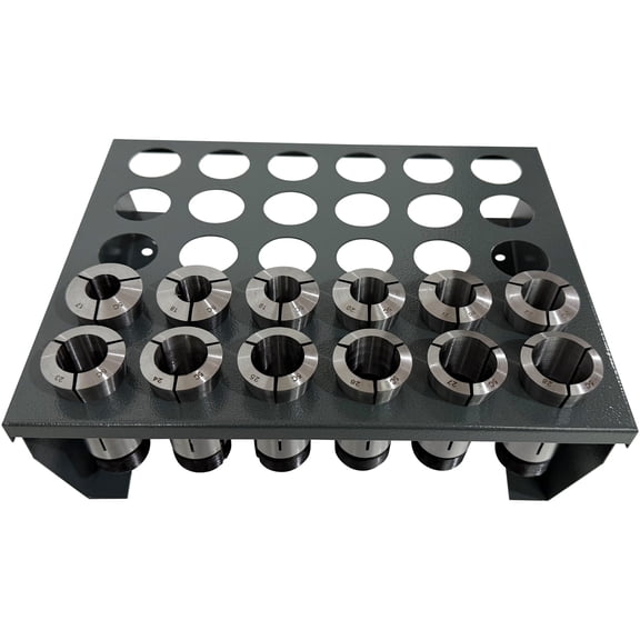 Precision Metric 5C Collet Set Chuck Grinder Milling Machine Spring Collet 28PCS Set 1-28mm