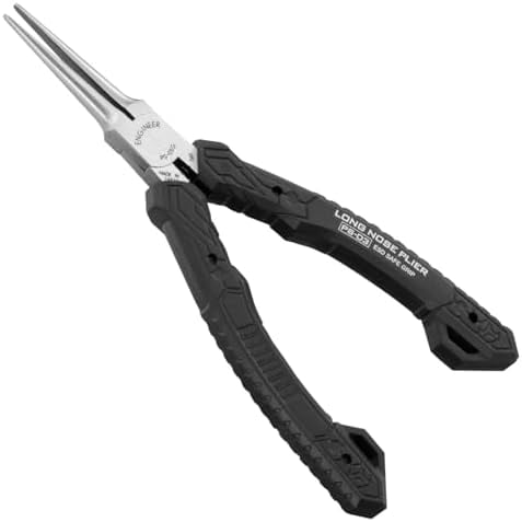 Precision Mini Long Nose Pliers (Needle tip) 141mm Professional Grade ESD Safe with Carbon Steel Jaws. Made in Japan. PS-03$$Tools & Hardware Other