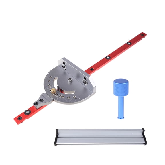 Precision Miter Gauge Aluminum Alloy Miter for w/ 400mm Fence & Stop High Impact Strength TableSa-Ruler Woodworking To