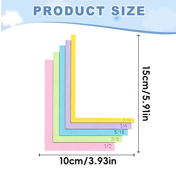 Precision Paper Craft Alignment Tool with Storage Case for Card Making and Scrapbooking Spacers