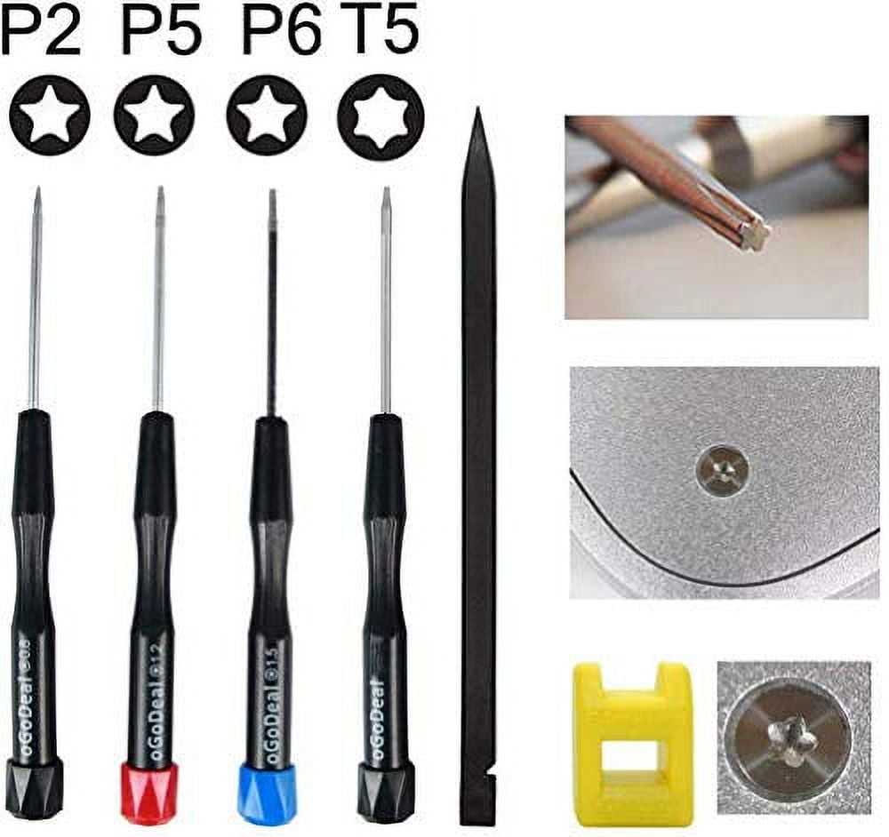 Precision Pentalobe Screwdriver Set P2 P5 P6 5 Point 5 Star 0.8 mm 1.2 mm 1.5 mm 3Pcs Pentalobe Screwdriver Bits Or Ts1 Ts4 Ts5 for Apple iPhone