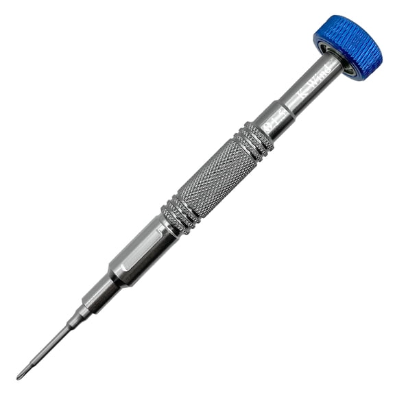 Precision Phillips Screwdriver #000 1.5mm, Bearing Top, Magnetic Small Electronic Screwdriver for Game Console/Controller, Drone, Laptop, Table, Phone, S2 Steel Tip, Rotating Cap, Anti-slip Grip