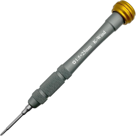 Precision Phillips Screwdriver #000 1.5mm, Magnetic Screwdriver for Small Electronics, Game Console/Controller, Drone, Laptop, Table, Cell Phone, S2 Steel Tip, Free Spin Cap, Anti-slip Grip