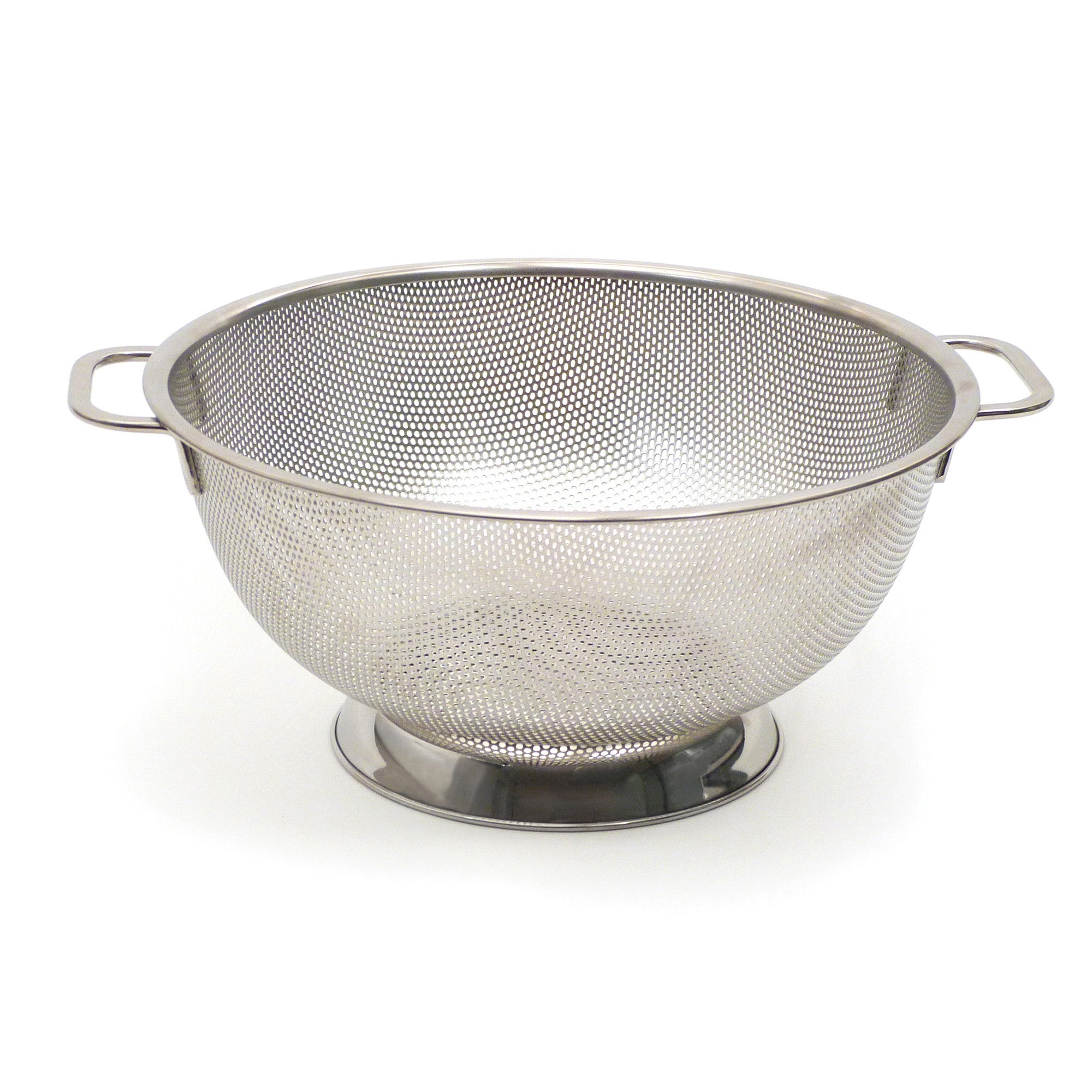 Oggi Prep Perforated Pro Stainless Steel Colander (9 Dia, 2.5 Qt)