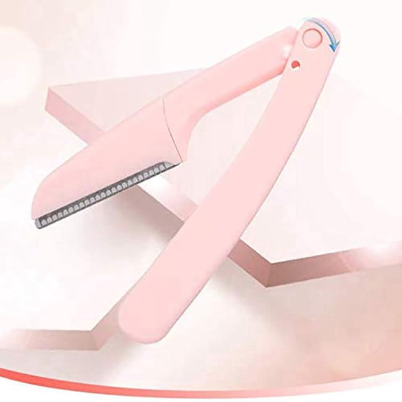 Precision Pink Facial Shaver Exfoliating Razor for Smooth Skin Hair Removal 1 Piece
