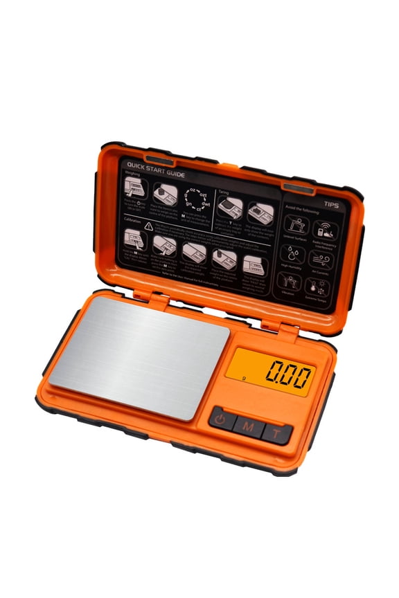 Precision Pocket Scale, 200gx0.01g Jewelry gram Scale, Digital Food Scale with LCD Display, one-Click Conversion 6 Units, mini Scale for Kitchen/Powder/Coffee/Coins