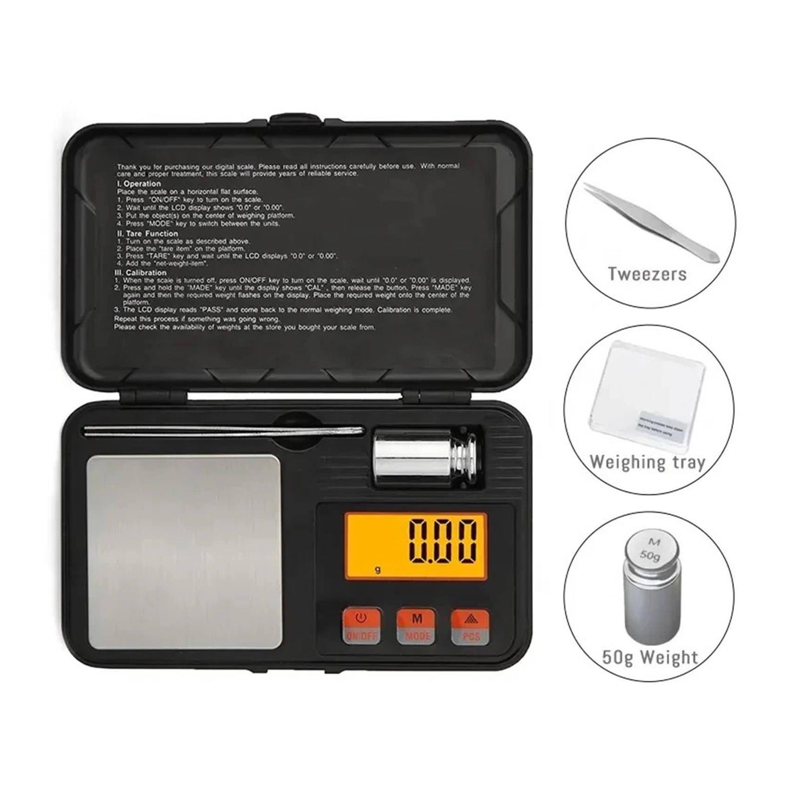 Precision Pocket Scale Digital Electronic Gold Jewelry Carat Diamond Balance Scales Portable ,High-Precision Weighing Technology