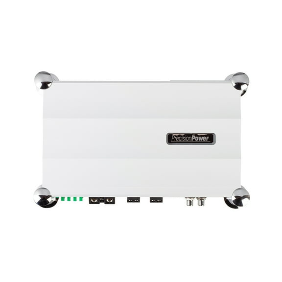Precision Power MPA1200.1D 1200W Water-Resistant Atom Series Subwoofer Amplifier for Boat + Marine Uses with Remote Bass Control