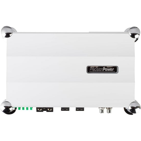 Precision Power MPA1200.1D 1200W Water-Resistant Atom Series Subwoofer Amplifier for Boat + Marine Uses with Remote Bass Control