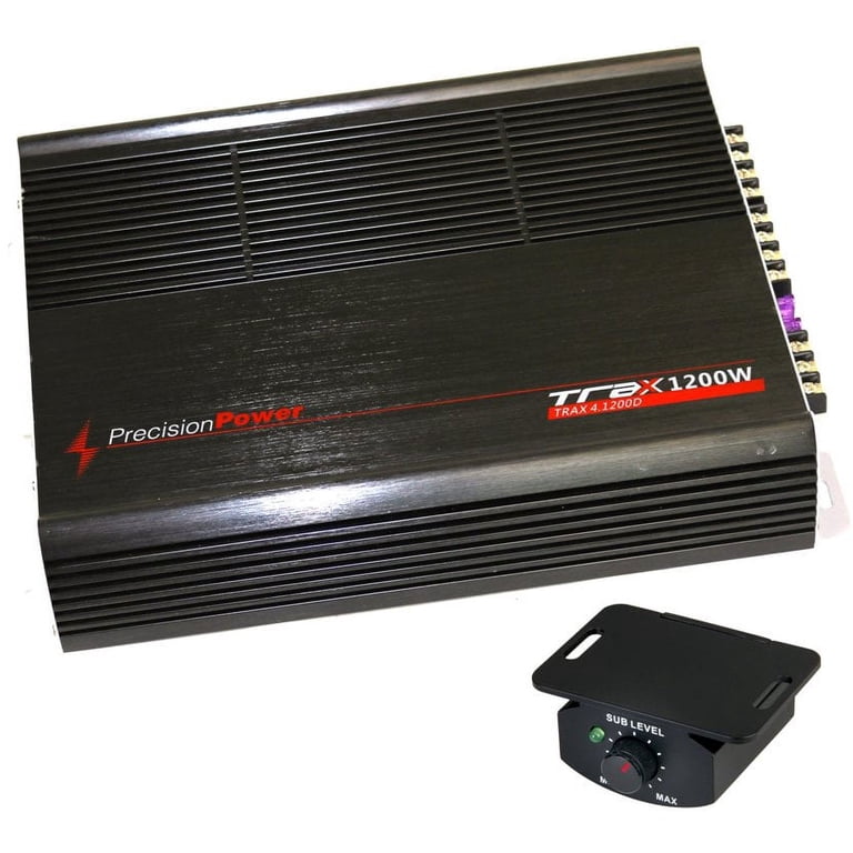 カーオーディオ Precision Power TRX4 1200D Four Channel High Performance Class AB Car Amplifier Bridgeable w