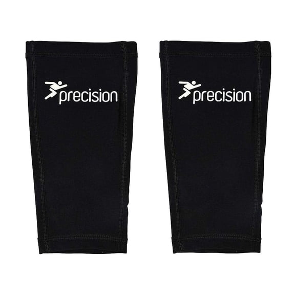 Precision Pro Matrix Soccer Soccer Shinpad Shinguard Sleeve Black - M