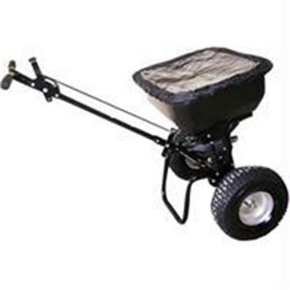 Precision Products Inc.-Commercial Broadcast Spreader with direct Rod Control- Black 130 Pound