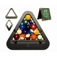 thumbnail image 1 of Precision Professional Billiard Rack System,Heavy Duty Solid Wood Adjustable Pool Ball Rack for 8-Ball & 9-Ball,Pro Diamond & Triangle Design,Gap-Free Tight Racking Billiards Accessory(8Ball), 1 of 7