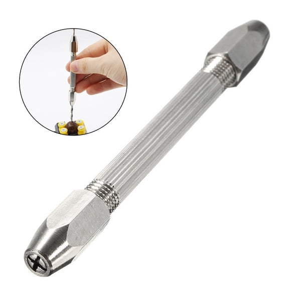 Precision Punch Pin Vice Set for Watchmaking, Clock Repair & Micro-Carving  Steel Double-Ended Collet Holder, 03.1 mm Adjustable Range, 10.5 cm