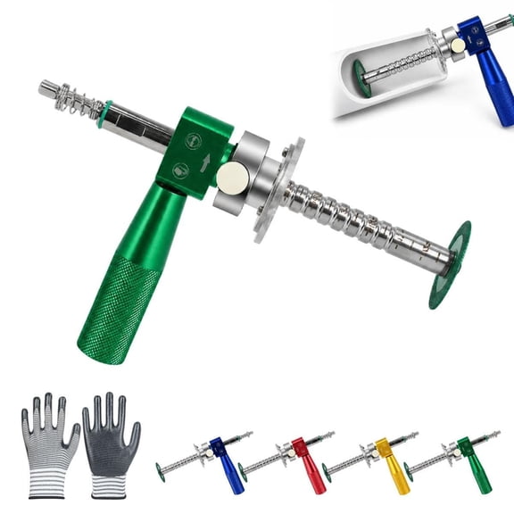 Precision Pvc Internal Pipe Cutter Inside Tool with Diamond Cutting Wheel, Adjustable Depth Diamond Wheel Pipe Cutter with 1/4" Hex Shank & Guide Disc for Tight Spaces