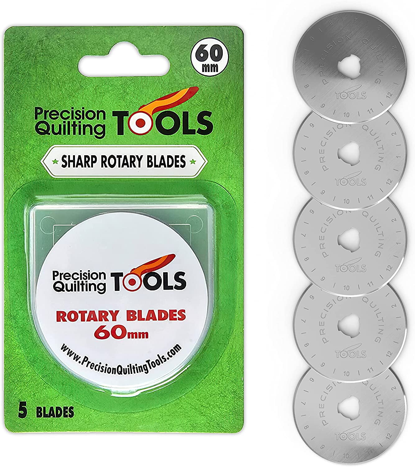 5pcs 45MM Cutter Blades For Sewing Quilting with Box(Cutter Not Included) 