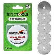 Precision Quilting Tools | 60Mm Rotary Cutter Blades Pack Of 5 Sks-7 Carbide | 5