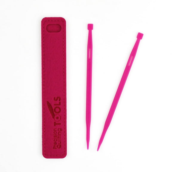 Precision Quilting Tools' Pink Multifunctional Purple Thang Set for Sewing Projects - Turn Things Inside Out with Ease!