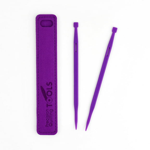 Precision Quilting Tools Purple Thang Set - Multifunctional Sewing Kit Accessory for Turning Things Inside Out