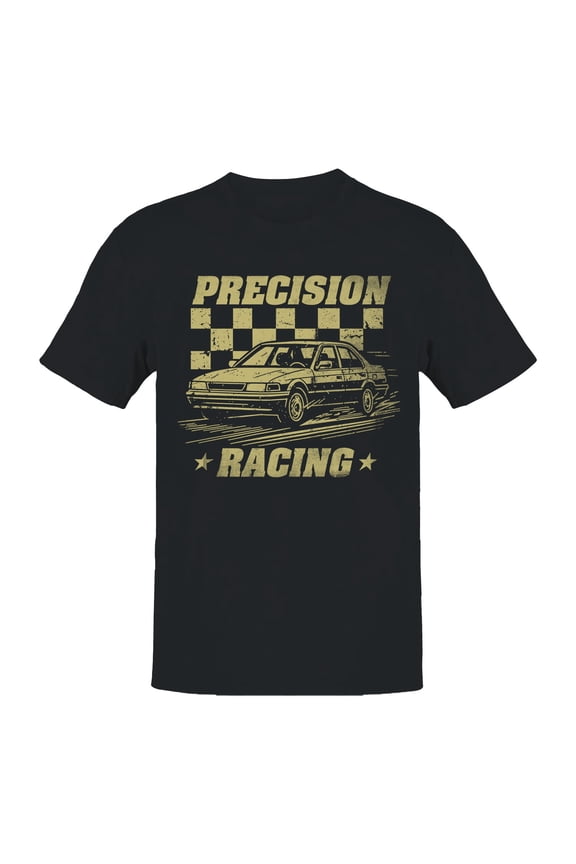 Precision Racing Car Graphic Men's T-shirt