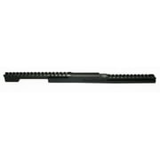 Precision Reflex Remington 700 L.A. 16in Step Down Rail w/ Front Objective Clearance, 25MOA, Black