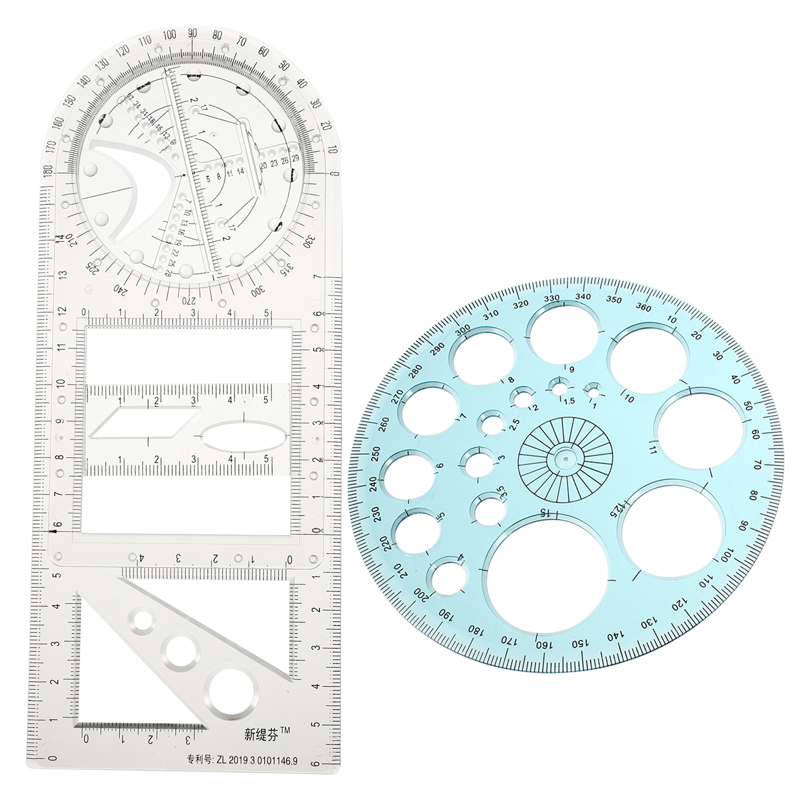 Precision Ruler Clear Drawing Architecture Design Geometric Circle
