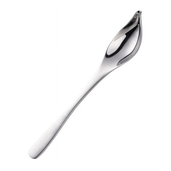 Precision Saucier Spoon with Tapered Spout 304 Stainless Steel for Sauce Desserts Cake Plating Art
