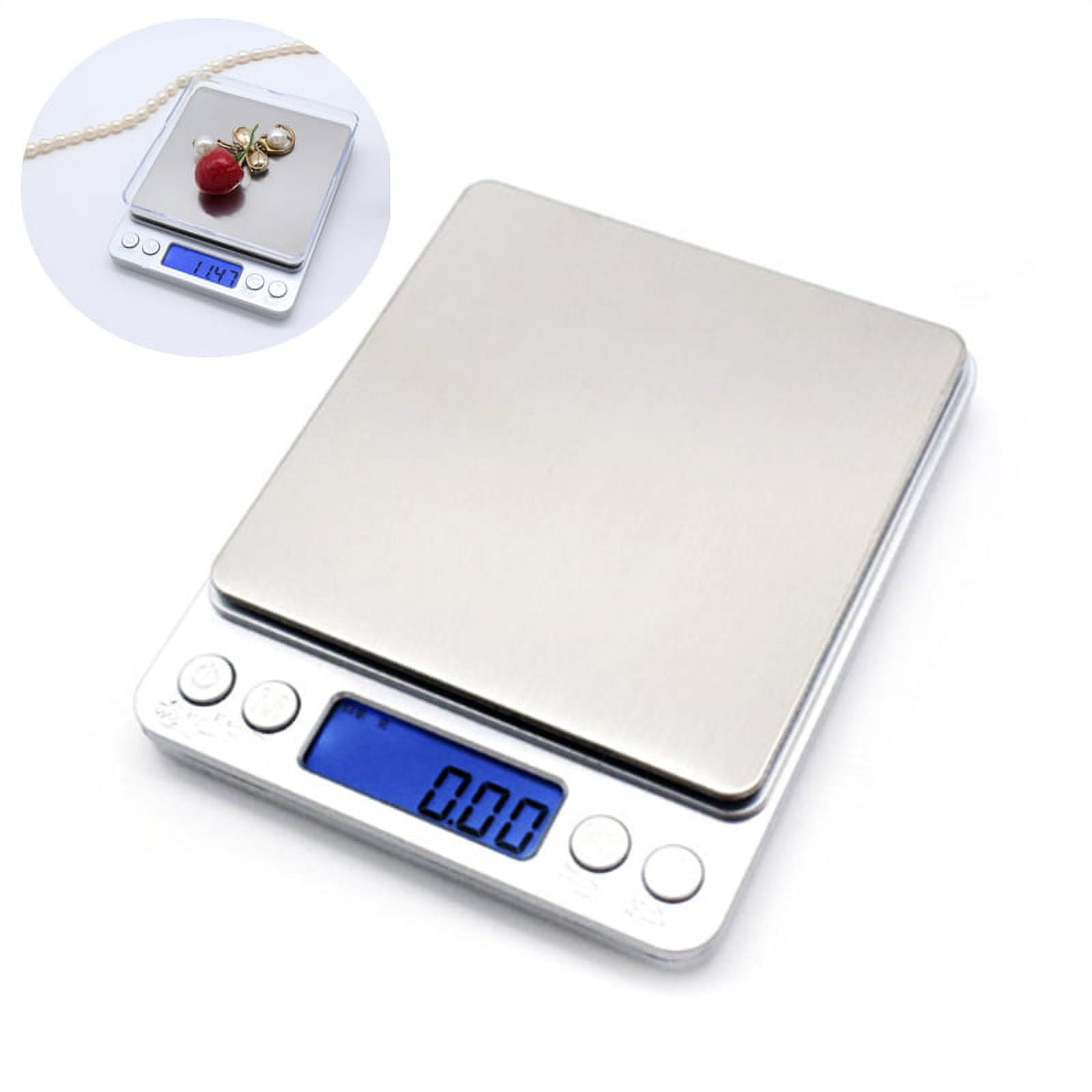  Series Digital Pocket Weight Scale Backlit LCD Stainless-Steel  Surface 100g x 0.01g, (Silver), AWS-100-SIL - AMERICAN WEIGH SCALES :  Health & Household
