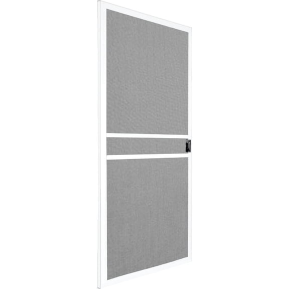 Precision Screen & Security 3751wh3068 Branson Series 36" Patio Sliding Steel Screen Door, White