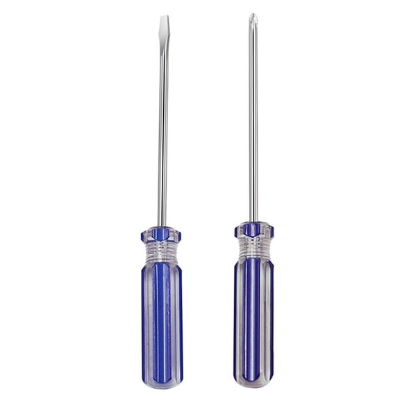 Precision Screwdriver 3Mm 4Mm Head Slotted Cross Screw Driver Repair Hand Tools For Furniture Mobile Phone Laptop Repair Tool Slotted Screwdriver Fangkenuo