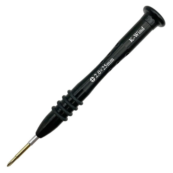 Precision Screwdriver Phillips #00 2mm, S2 Steel Head with Magnetism, Rotating Cap, Anti-slip Grip, Micro Electronic Screwdriver for Game Console/Controller, Drone, Laptop, Table, Phone