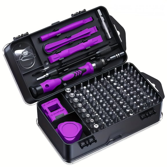 Precision Screwdriver Set 115 in 1, Magnetic Multi Bit Tool Kit for Phone, Computer and Electronics Repair
