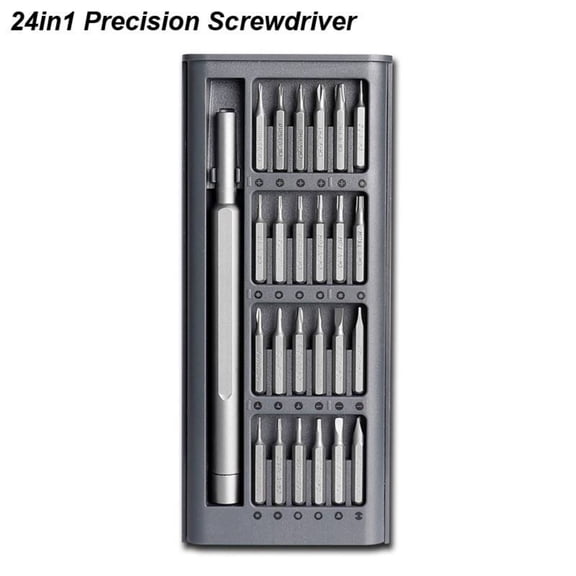 Precision Screwdriver Set, 24 Bit Set, Pocket Screwdriver Tool Set, Mini Screwdriver Kit, Repair Tool Kit For Electronics, Mobile